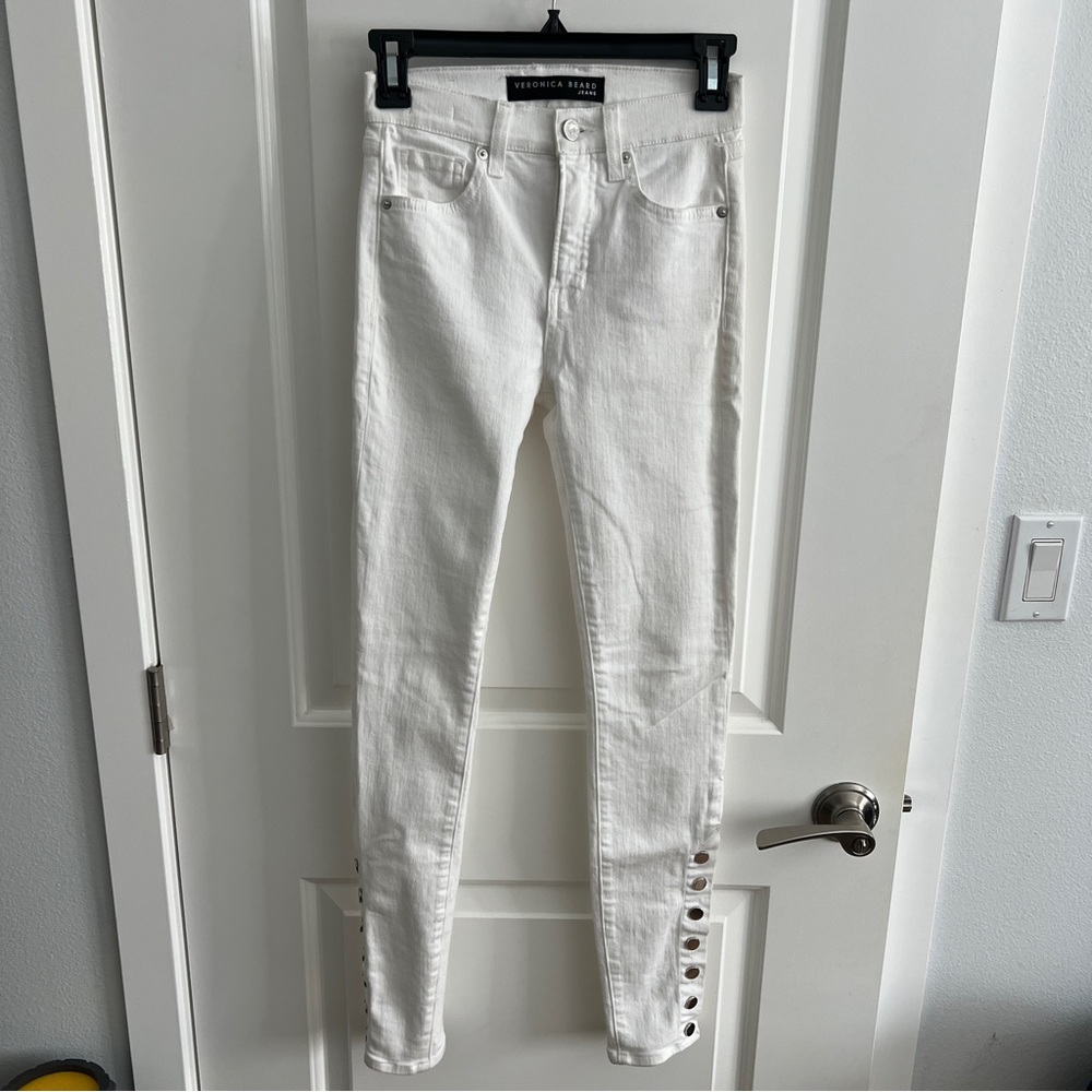 Veronica Beard Kate Skinny High Rise Secret Skinny Pockets Jeans (sz 24/00)